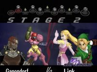 une photo d'Ã©cran de Super Smash Bros Melee sur Nintendo Gamecube